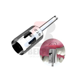 Poinçon de greffe tissulaire dentaire double, instrument chirurgical en acier inoxydable pour augmentation des tissus mous - Product Image 6