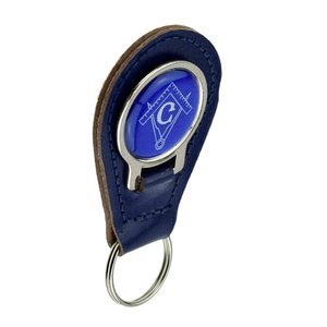 Llavero Masónico con Símbolo de Compás Cuadrado, Accesorio para Hombre, Regalo para Logia, Diseño Elegante, para Llevar Diariamente - Product Image 3