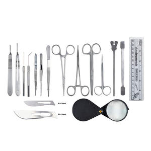 Kit de Herramientas Quirúrgicas Profesionales, Tijeras, Pinzas, Desincrustador, Fórceps, 13 Piezas - Product Image 3