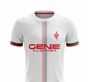 Camisetas de Fútbol Personalizadas para Hombre - Camisetas de Fútbol de Secado Rápido 100% Poliéster con Impresión Sublimada y Posiciones para Logotipo Personalizado - Product Image 2