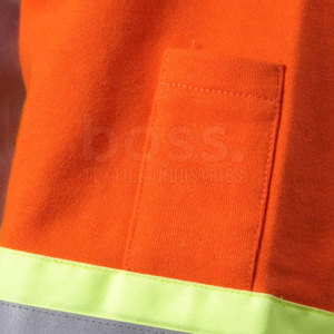 เสื้อแจ็คเก็ตนิรภัยสะท้อนแสงสำหรับผู้ชาย ราคาดีที่สุด ระบายอากาศได้ดี พร้อมซิป - Product Image 6