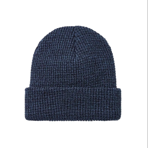 3D Embroidery Knit Beanie Classic Winter <b>Hat</b> Warm Soft Custom Color Unisex 100% Acrylic Travel Headwear - Product Image 1