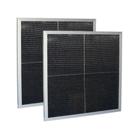 Filter Udara Awal (Pre Air Filter) HVAC AHU FFU Baru, Berbahan Jaring Nilon yang Dapat Dicuci, Rangka Aluminium, Efisiensi 30%