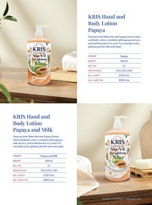 โลชั่นบำรุงผิวมือและผิวกายคุณภาพสูง คริส ปาปายา ช่วยเพิ่มความชุ่มชื้น ลดความแห้งกร้าน บำรุงผิว และเติมน้ำให้ผิว ด้วยสารสกัดจากไนอาไวน่า ขนาด 500 มล. - Product Image 4