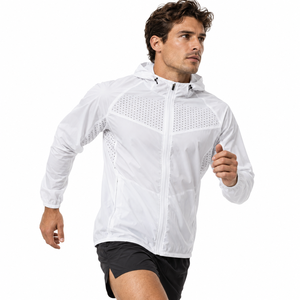 Ultra <b>Light</b> Running <b>Jacket</b> Breathable Windproof Rain Resistant Sports <b>Jacket</b> For <b>Men</b> Women Outdoor Training - Product Image 3