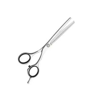 Custom Hair Thinning Scissors With Adjustable Finger Rest Sharp Edge Barber Thinning <b>Shears</b> Professional Barber <b>Tools</b> - Product Image 6