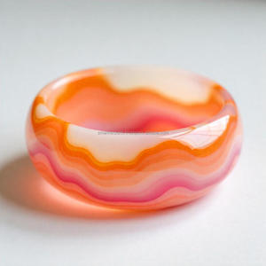 กำไลข้อมือเรซินที่ทำด้วยมือของผู้หญิงดีไซน์3D เครื่องประดับสไตล์นางฟ้าทำด้วยมือสำหรับสวมใส่ในชีวิตประจำวัน - Product Image 4