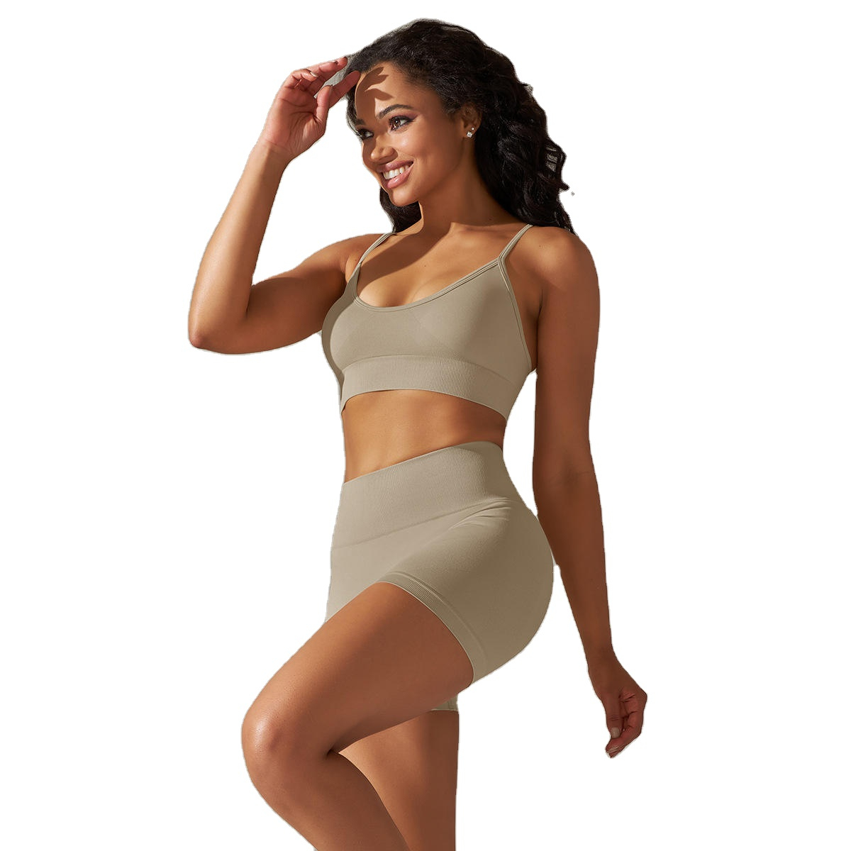 Professional Manufacturers' Women's High Support Sports Bra Sets Unique Comfortable Style Front Breathable Yoga Fitness Gym