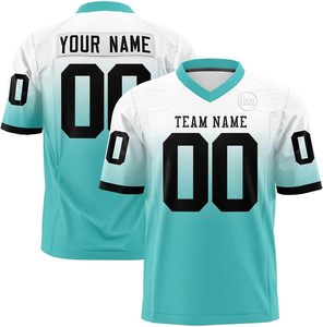 Youth Pro American Football Jersey Spandex Blend Digital Print Custom Logo Design Your Own Supplier <b>Athletic</b> Wear - Product Image 3