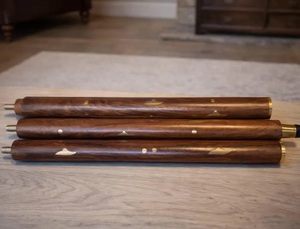 Handcrafted Wooden Cane with Brass <b>Elephant</b> Handle – Classic Gentleman’s Walking Stick KULSOOM - Product Image 3