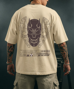 เสื้อยืดผู้ชายคอตตอน 100% แบบสั่งทำ OEM คุณภาพดีที่สุด ทรงโอเวอร์ไซส์ ไหล่ตก หนา 240 GSM ผ้ากันยับ พิมพ์ลายกราฟิกคุณภาพสูง - Product Image 6