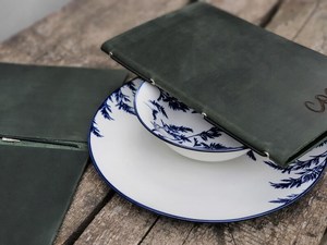 Porta Menús de Cuero Genuino Hecho a Mano de Lujo A4, Fabricante de Cubiertas para Menús de Restaurante, Suministros Profesionales para Comedores, LMC-0213 - Product Image 4