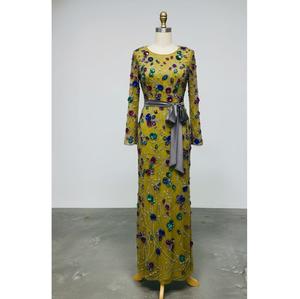 ชุดเดรสปักลายดีไซน์เนอร์รุ่นล่าสุดขายดีสำหรับผู้หญิง ผลิตจากผ้าพรีเมียมสำหรับงานแต่งงาน มีจำหน่ายสำหรับขายส่ง - Product Image 1