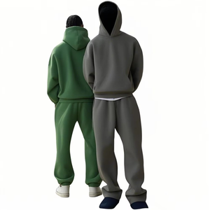 Conjunto de Chándal con Capucha Personalizado para Hombre y Mujer, Ropa Casual al por Mayor, Logotipo Personalizado de Alta Calidad, 500 GSM, Transpirable y Ecológico - Product Image 1