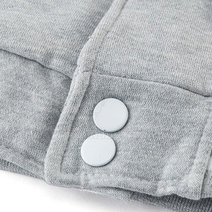 Premium Streetwear Outerwear Letterman Jacket Modern Style <b>Covered</b> <b>Button</b> Front Wool Body Contrast Sleeves Fashion Clothing - Product Image 6