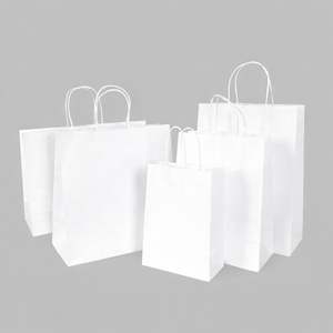Bolsas de Compra de Papel Kraft Impresas Personalizadas Ecológicas con Asas Retorcidas, Embalaje Resistente para Comercio Minorista - Product Image 5