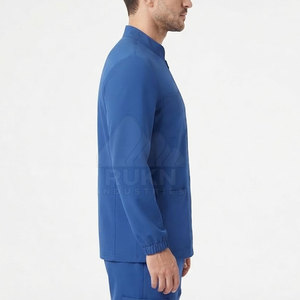 Blouse d'hôpital, uniforme d'infirmière, vêtement médical chaud en tricot de haute qualité, fermeture éclair sur le devant, vêtements pour le personnel, léger, style simple - Product Image 5