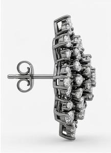 Boucles d'oreilles en moissanite de bonne qualité, bijoux élégants et tendance pour femmes, à porter au quotidien et pour les occasions spéciales, disponibles au prix export. - Product Image 4