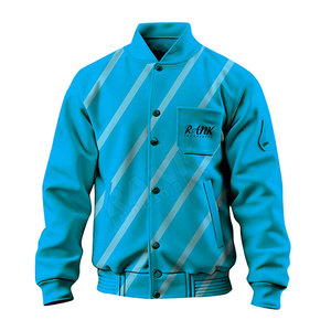 Low Price Winter Jacket Best Selling Men Letterman Jacket Breathable Letterman Jacket <b>Covered</b> <b>Button</b> Letterman Jacket - Product Image 1