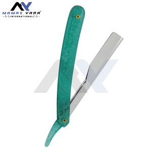 Wholesale Barber <b>Razors</b> Barber Shaving Mens Half Single Edge <b>Razor</b> <b>Blade</b> Straight <b>Razor</b> OEM Logo Branding Salon Barbershop Use - Product Image 3