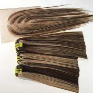 Venta al por mayor 100% Vietnamita Hueso Recto Cabello crudo Super Calidad Cabello Remy Color claro Piano Super Calidad a precio - Product Image 4