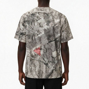 T-shirt en tissu confortable fabriqué au Pakistan, design unique, t-shirt de chasse pour hommes, été, faible MOQ, t-shirt de chasse - Product Image 3