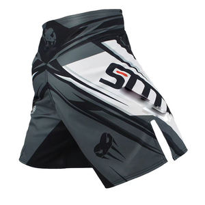 กางเกง MMA พิมพ์ลายแบบ Sublimation คุณภาพสูง ปรับแต่งได้ ชุดกีฬามวยไทยสำหรับผู้ชาย สำหรับฝึกซ้อมและฟิตเนส กางเกงต่อสู้แบบมีเชือกผูก - Product Image 4