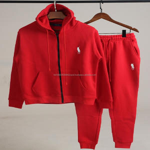 Hoodies Sweat Survêtement Ensemble Pantalon Bangladesh Vêtements Stock Lot Assorti Hommes Hiver Tissu Coton Polyester Polaire À Capuche Ensemble - Product Image 6