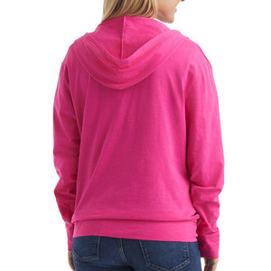 Sweat-shirts d'hiver doublés pour femmes, style streetwear, respirants, écologiques, à manches longues, avec fermeture éclair, vêtements de sport OEM - Product Image 6