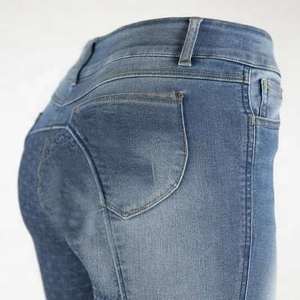 Pantalones de equitación transpirables y antibacterianos de alta calidad para mujer, leggings de equitación personalizados a la venta - Product Image 6