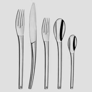 Ensemble de couverts en acier inoxydable de luxe, couverts en métal durables pour la restauration professionnelle - Product Image 1