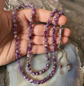 Rosario Tasbih Faturan 100% Resina, Cuentas Hechas a Mano de Alta Calidad, Color Turquesa, Decoración Religiosa y Ecológica para el Hogar - Product Image 5