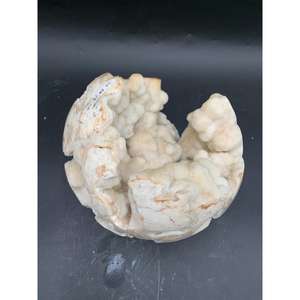 Indonesian Natural Snow Calcite <b>Crystal</b> Ball 19 cm Polished Decorative Display and Collectible Use - Product Image 1