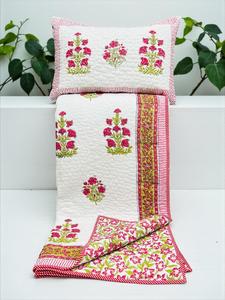 Colcha Decorativa Hecha a Mano 100% Algodón con Estampado Floral, Hermosa Colcha para Regalo, Compre Directamente del Proveedor - Product Image 2