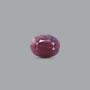 Natural Pink Ruby Loose Gemstone 10.9 Carat Pear Oval Faceted for Fine Jewelry - Product Image 1
