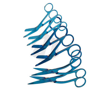 Ciseaux à pansements manuels de qualité supérieure, couleur argentée, en acier inoxydable, à pointe arrondie MOL, pour infirmières, trousses de premiers secours, ambulanciers et professionnels de la santé - Product Image 4