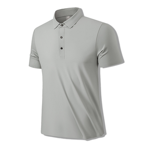 Chemises de golf pour hommes en maille respirante et écologique, design personnalisé, manches courtes, décontractées, pour le bureau, uniformes d'entreprise - Product Image 5