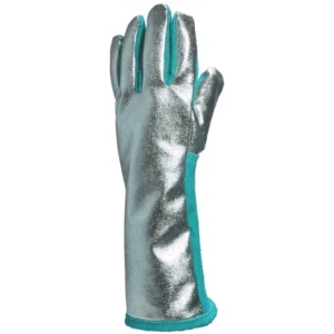 Guantes de Bombero de Alta Calidad, Resistentes al Calor, de Cuero Reforzado y Aluminizado, para Protección de Manos y Brazos - Product Image 2