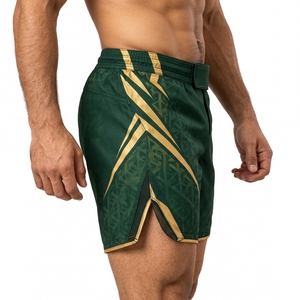 Apparel MMA <b>Shorts</b> Breathable Fabric Workout Fitness Sports Mens <b>Grappling</b> Practice <b>Shorts</b> Flexible Lightweight Training - Product Image 3