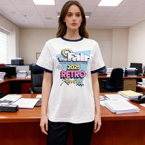 Camiseta Personalizada Premium de Algodón con Cuello Redondo para Mujer, Camiseta Informal, Estilo Urbano, Diseño Gráfico, Impresión Digital - Product Image 5