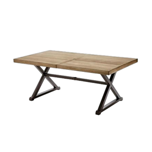 Mesa de Jardín Moderna de Madera de Teca Sólida Ecológica para Exteriores, Diseño Apilable y Extensible, Precio al por Mayor - Product Image 1