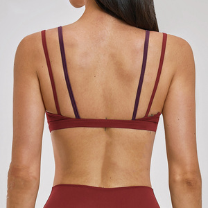 Custom Seamless Women Sports Bra Comfortable Stretch Activewear For Running Fitness Gym Training <b>Crop</b> <b>Top</b> - Product Image 3