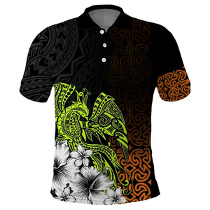 Polo personnalisé pour homme, imprimé, en polyester, manches courtes, décontracté, avec poche, uniforme de golf, transfert thermique, fabricant OEM - Product Image 5