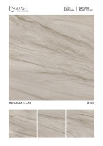 Luxury Decorative <b>Matt</b> Carving Porcelain Tiles 600X600MM 24X24 Vitrified Ceramic <b>Floor</b> Tiles for Modern Interior - Product Image 4