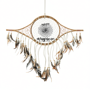 Attrape-rêves en bambou - Décoration d'intérieur élégante et écologique - Product Image 2