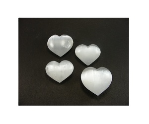 หัวใจคริสตัล SELENITE ที่สวยงาม/หัวใจ SELENITE สีขาว/พรีเมี่ยมคุณภาพคริสตัล SELENITE คริสตัลหัวใจรักษา SELENITE - Product Image 2