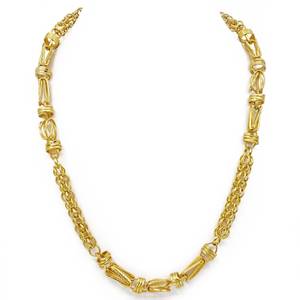 ขายส่งสร้อยคอผู้ชายชุบทองไมโคร 14K 18K 24K สร้อยโฮโลแฟชั่น สร้อยคอแบบโฮโล ดีไซน์ทันสมัย - Product Image 3