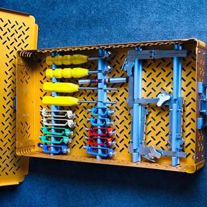 Système d'opérations chirurgicales orthopédiques Trimline : Kit d'opérations cervicales réutilisables, instruments dentaires en acier inoxydable, certifié CE - Product Image 4