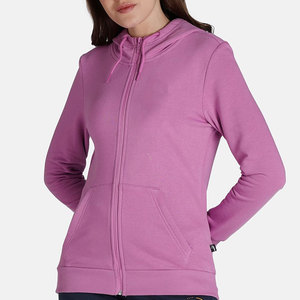Sweat à capuche pull-over en mélange de coton pour femme, style minimaliste, uni, coupe oversize, pour l'hiver et le quotidien, fournisseur - Product Image 4