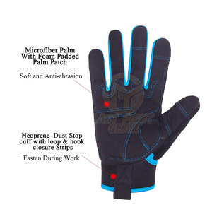 Wholesale Price New Arrival Mechanic <b>Gloves</b> Custom Made Low MOQ Safety Mechanic <b>Gloves</b> For Sale - Product Image 4